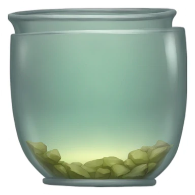 Glass vessel - empty promises - self-deception - fear - envy sticker