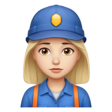 Female tech developer going back to work after christmas holidays, looking tired and wearing a cap sticker