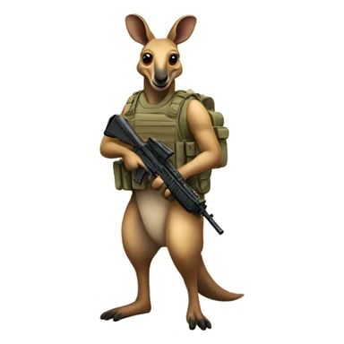 tactical kangaroo sticker