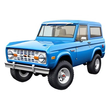 Ford Bronco - Ford (Model Year: 2021) (Iconic colour: Blue) sticker