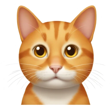 Orange cat on hamster whee sticker