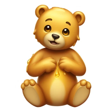 Honey bear sticker