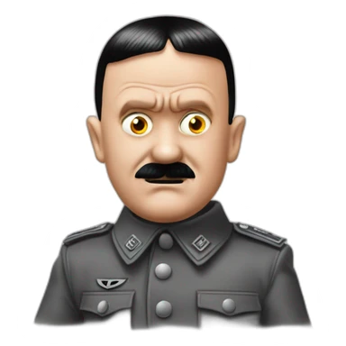 Adolf Hitler Teletubbies funny sticker