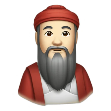 cute confucius sticker