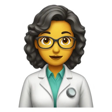 Female Scientist sticker