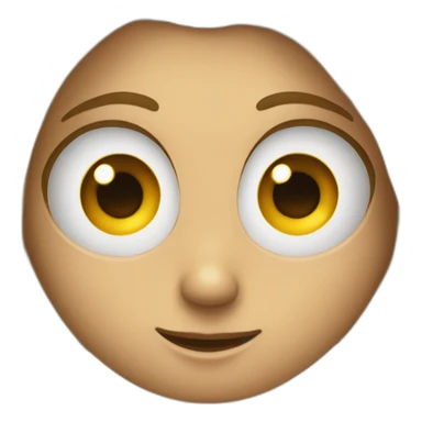 Un emoji qui pousse les yeux sticker