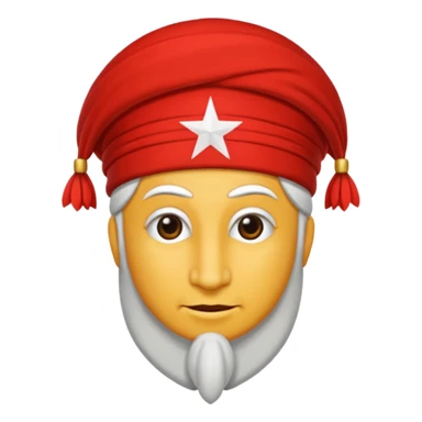 Türk Devletleri Teşkilatı (TDT) veya eski adıyla Türk Dili Konuşan Ülkeler İşbirliği Konseyi (Türk Konseyi) bayrağı ile emoji sticker