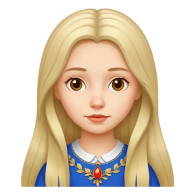 Russian girl sticker