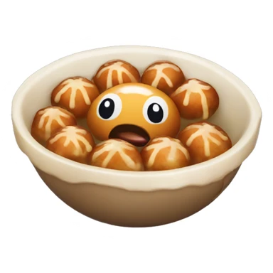 Takoyaki polpo balls dish sticker