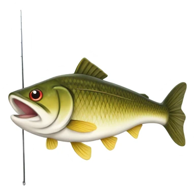 Angler pike sticker