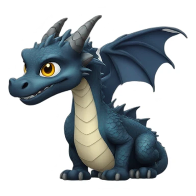 Dragon krokmou sticker