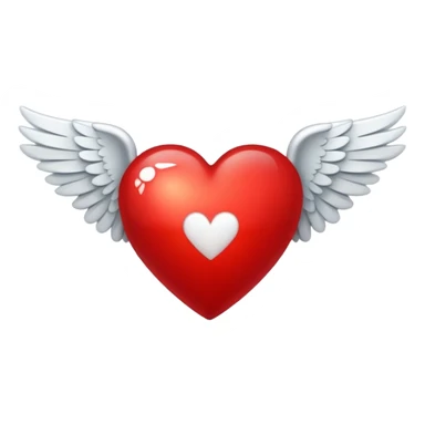 Corazon con alas  sticker