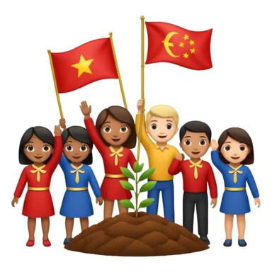 Flag Planting Ceremony sticker