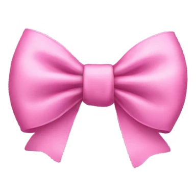 pink bow sticker