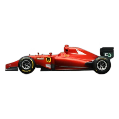 f1 car ferrarie sticker