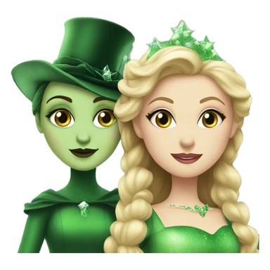 Glinda & Elphaba  sticker