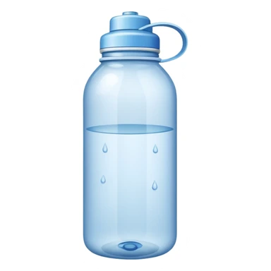 A water bottle sticker
