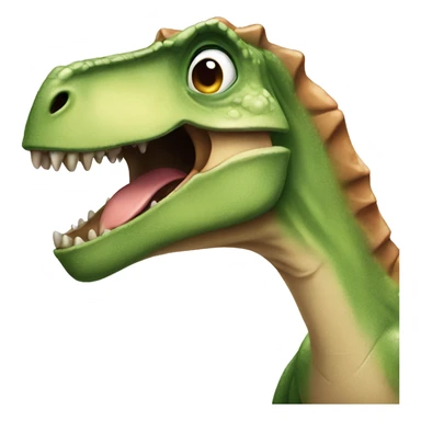 Apologetic dinosaur sticker