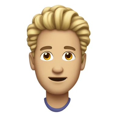 light skin man with twist  sticker