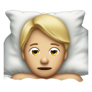 crying to bed sticker