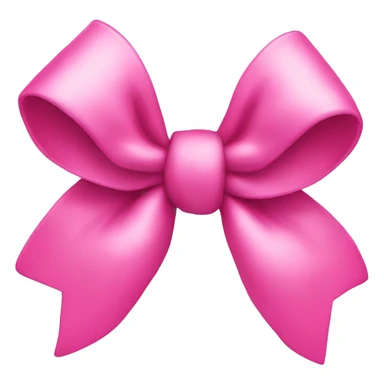 Pink bow sticker