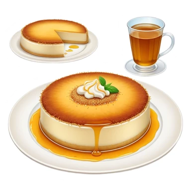 Turkish dessert kunefe or kunafa, kadayif sticker