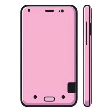 pink gothic smartphone sticker
