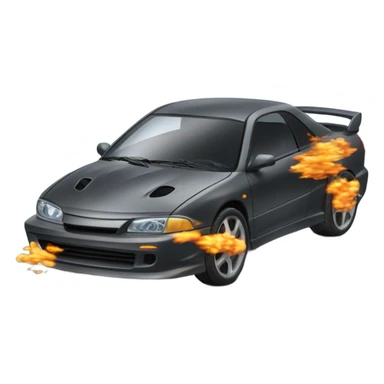 Car drifting sticker