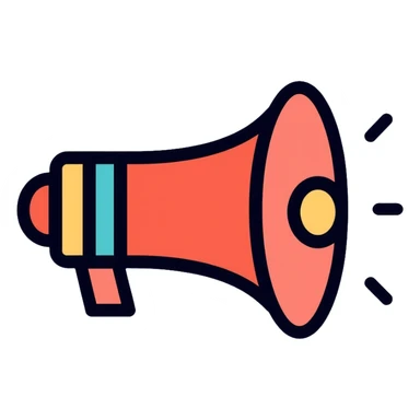 megaphone sticker