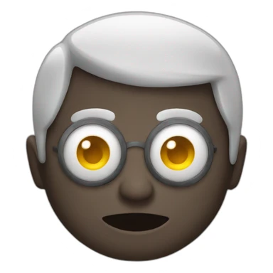 Smoker with smash eye sticker