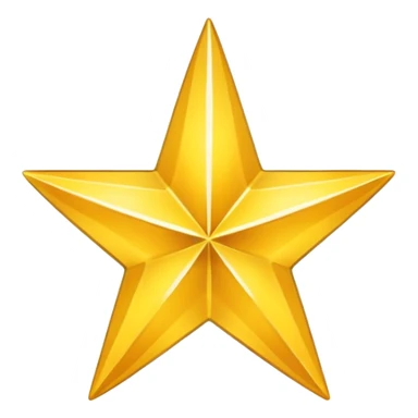 gold star 4 corners sticker