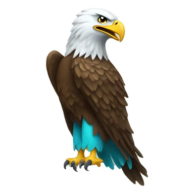 eagle of kazakhstan sticker