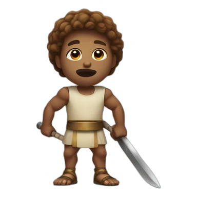 david and goliath sticker