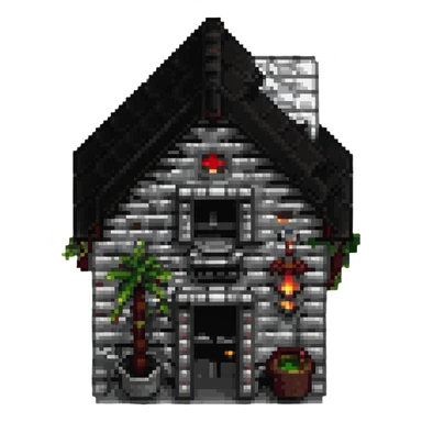 Minecraft house sticker