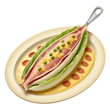 Je veux un plat d'endives au jambon sticker
