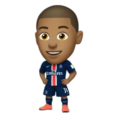 kylian mbappe psg sticker