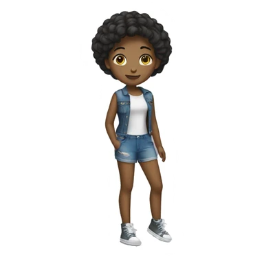 girl wear clothes sticker