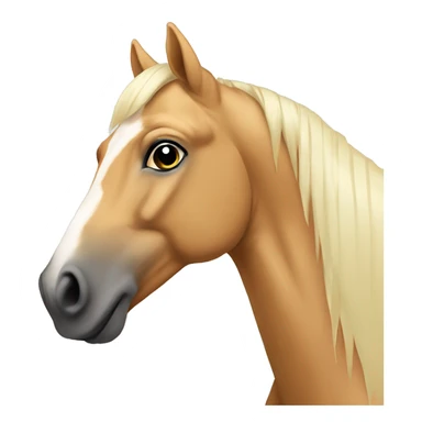 palomino horse sticker