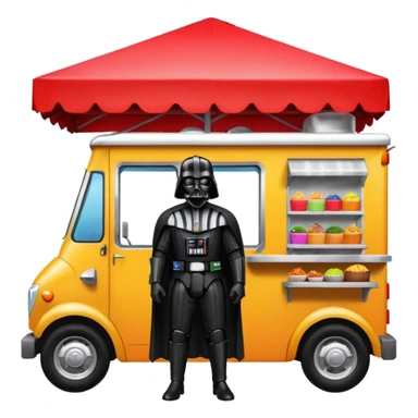 Darth Vader’s dream house Hispanic food truck  sticker