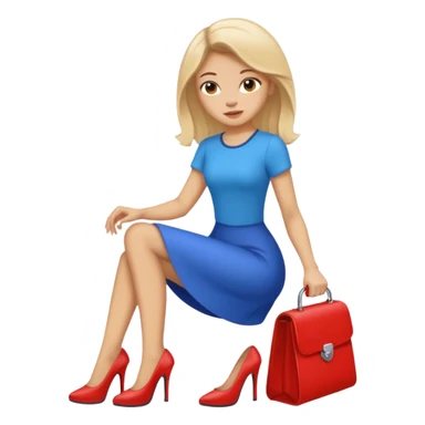 girl doing pumps sticker