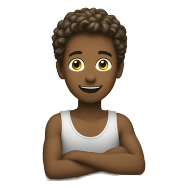 boys enjoying outdoor moment sticker