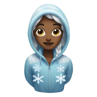 Snowflakes winter aesthetic sticker