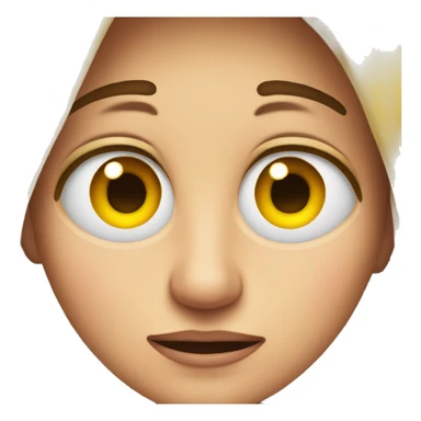 Emoji with eye twitch  sticker