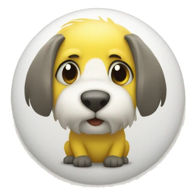 Rond-jaune-étoile sticker