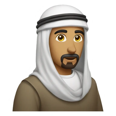 Arabe encapuchado sticker