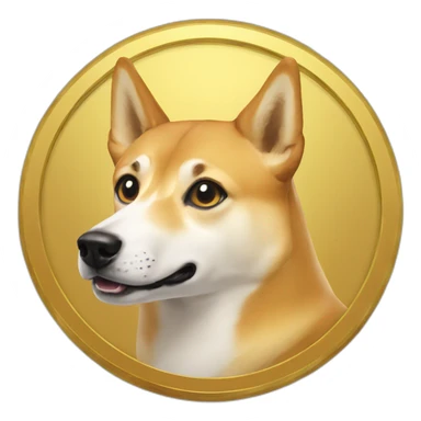 Doge-coin-crypto sticker