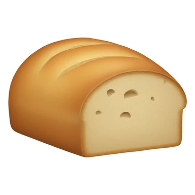 Half circle loaf of bread sticker