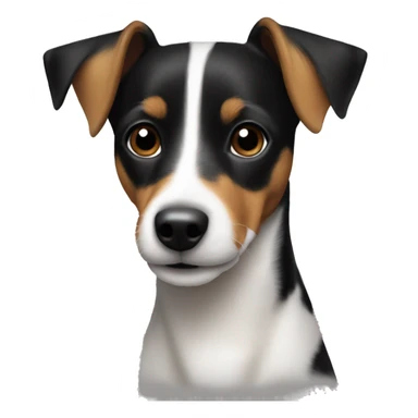 Black and Tan Jack Russell sticker