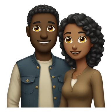 Lovely couple  sticker