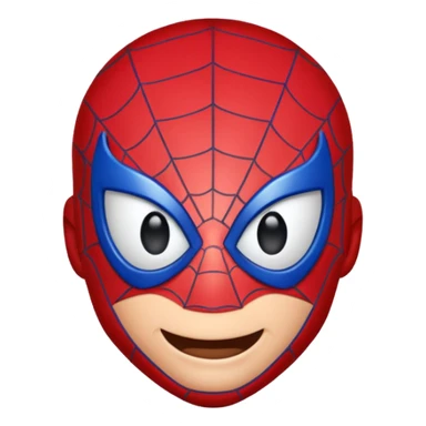 Spiderman emoji sticker